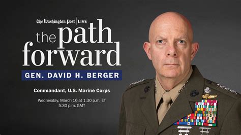 The Path Forward Gen David H Berger Commandant Us Marine Corps