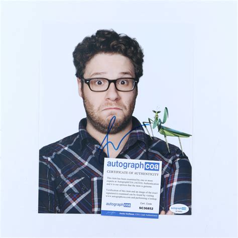 Seth Rogen Signed 8x10 Photo Autographcoa Pristine Auction