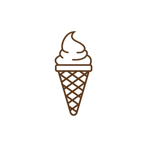 ice cream logo icon design template vector 7636310 Vector Art at Vecteezy