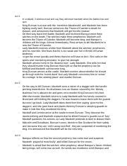 Macbeth Notes Google Docs Pdf Act 1 In Scotland 3 Witches Meet