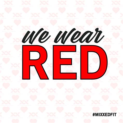 wear red day — I LOVE MIXXEDFIT®