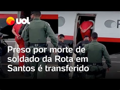 Preso em MG por morte de soldado da Rota é transferido para São Paulo