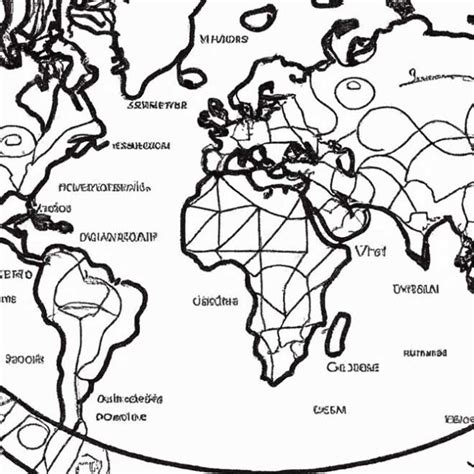 35 Desenhos De Mapa Mundi Para Imprimir E Colorir Pintar