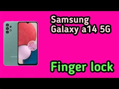 How To Set Finger Lock In Samsung Galaxy A G Fingerprint Lock