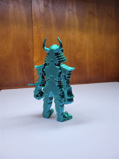 Flexi Samurai By Flexifactory Desk Fidget Toy 3D Printed Articulated