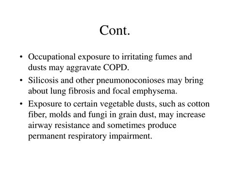 Ppt Chronic Obstructive Pulmonary Diseases Powerpoint Presentation Free Download Id 9370912