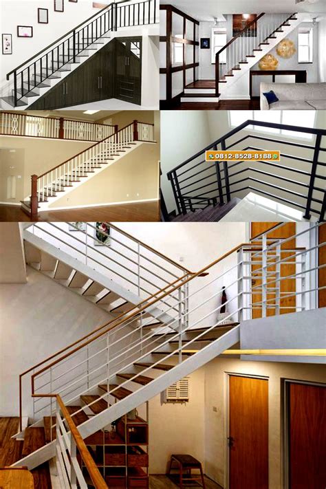 36 Contoh Gambar Railing Tangga Minimalis Terbaru Minimalis Desain