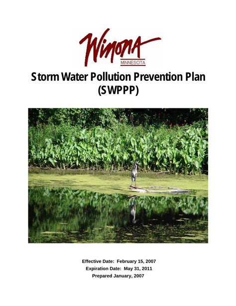 Pdf Storm Water Pollution Prevention Plan