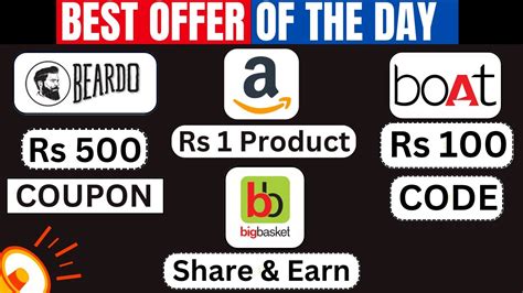 Best Offer Of The Day Beardo Coupon Code Amazon Rs 1 Product Boat