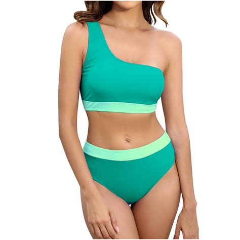 Bigersell Plus Size Thong Bikini Summer Female Bandeau Swimsuits