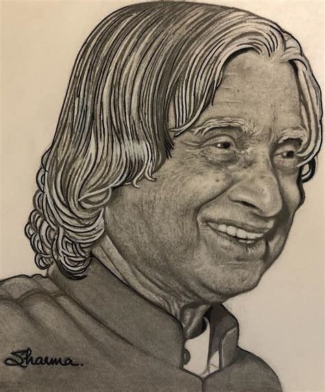 Apj Abdul Kalam Outline Drawing