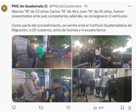 Capturan A Presuntos Coyotes Por El Traslado Irregular De Migrantes Agencia Guatemalteca De