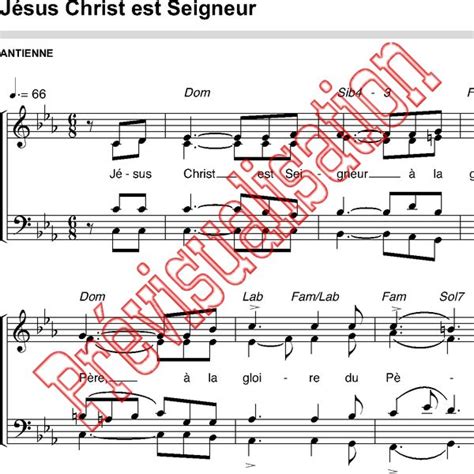 Jésus Christ est Seigneur à la gloire Emmanuel Music Réf P000980