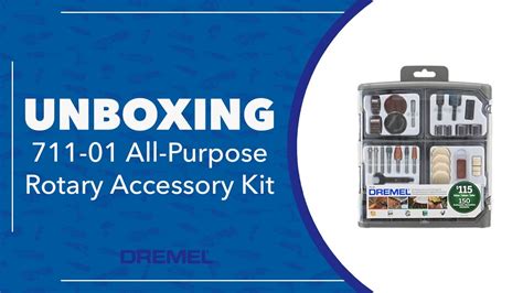 UNBOXING Dremel 711 01 All Purpose Rotary Accessory Kit YouTube