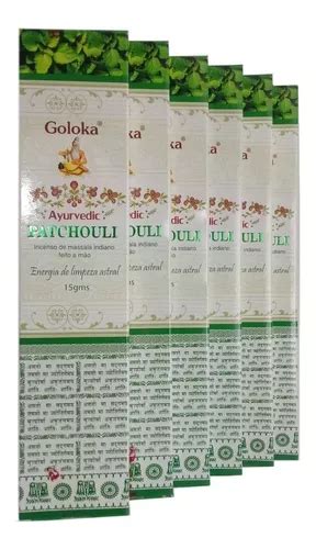 Incenso Goloka Ayurvedic Massala Patchouli Cx 6un 15g MercadoLivre