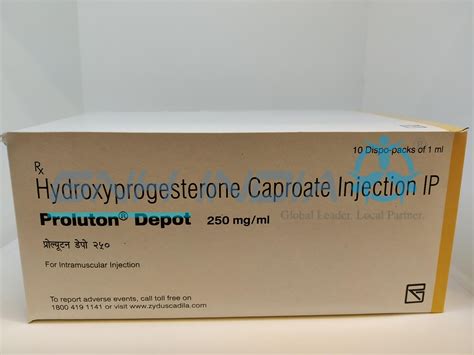 Buy Hydroxyprogesterone Caproate Ip Mg Ml Proluton Depot Mg