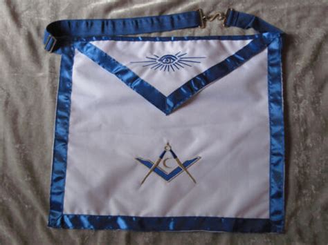 Masonic Jr Deacon Officer Apron Freemason Blue Lodge Fraternity NEW EBay