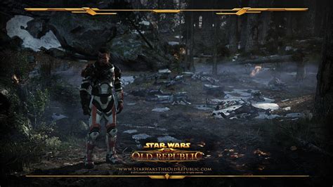 Download Swtor Jace Malcom In Forest Wallpaper | Wallpapers.com