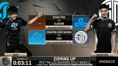 CLG Vs TSM Game 2 NA LCS Summer 2017 Counter Logic Gaming Vs Team