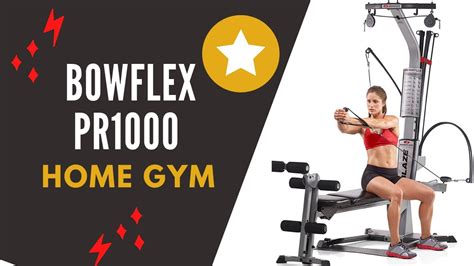 Bowflex PR1000 Home Gym MY17 60 Plus Exercises For A Fully Body