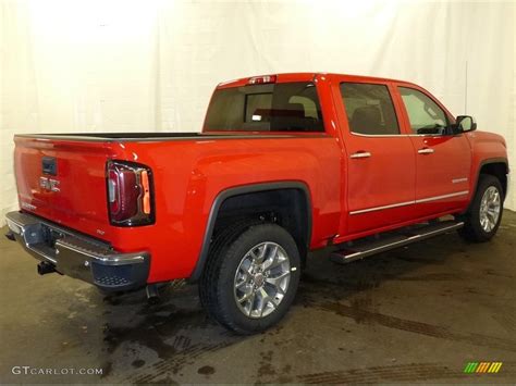 Cardinal Red Gmc Sierra Slt Crew Cab Wd Photo