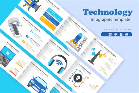 Technology Infographic Template - Design Cuts