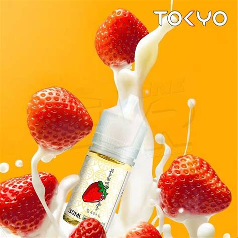 Saltnic Tokyo E Juice Ice Strawberry Yakult Salt Nic Ml Usa