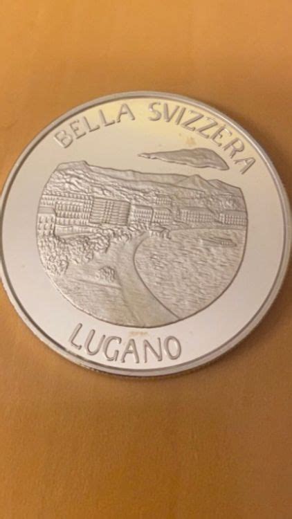 Schweizer Medaille Silber925 31 5g Schöne Schweiz Lugano Kaufen auf