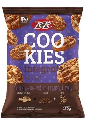 Cookies Integrais Castanha Do Par Linha A E Aveia G Zez Mercadolivre