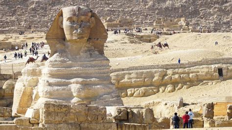 Great Sphinx of Giza, Cairo, Egypt Editorial Image - Image of ...