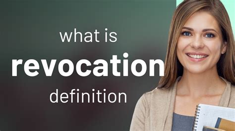 revocation   revocation meaning youtube