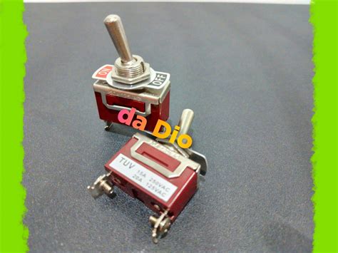 Pin Saklar Switch Toggle Togle Tombol On Off Pin Besi Swit Lazada