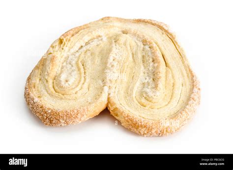 Ear Sweet Bread Oreja Traditional Mexican Bakery Isolated On White