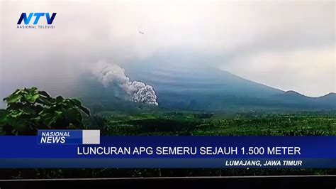 LUNCURAN APG SEMERU SEJAUH 1 500 METER YouTube