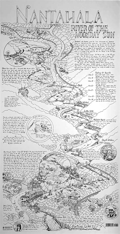 River Map: Nantahala River - AdventureKEEN Shop