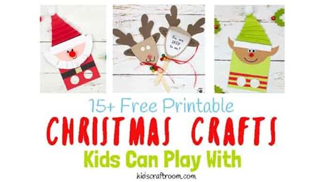 Printable Christmas Crafts For Kids To Play With Kids Craft Room