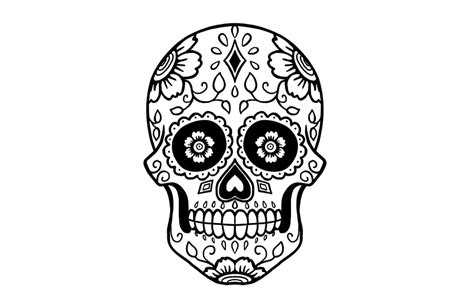 Day Of The Dead Skull Drawings At Explore