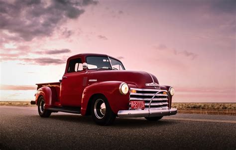 Wallpaper car, chevrolet, retro, old, pickup, lunchbox photoworks for ...