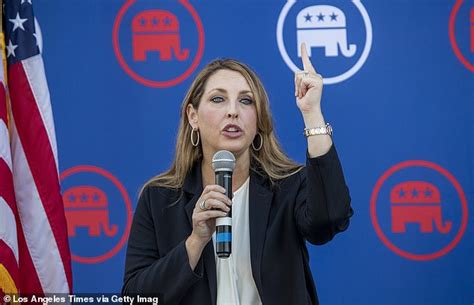 Ronna Mcdaniel Tells Trump She Will Resign As Republican National