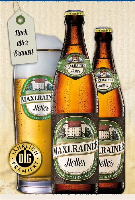 Vollbier Maxlrainer Helles Schlossbrauerei Maxlrain