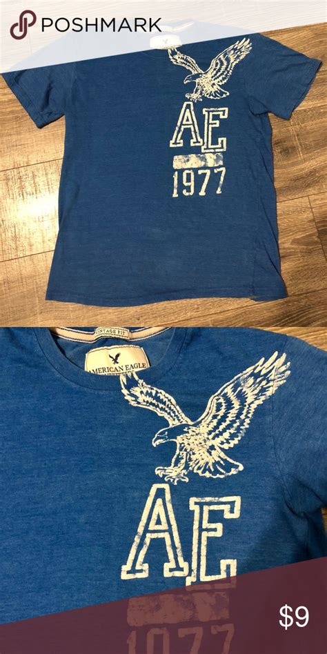 Mens Vintage Fit American Eagle T Shirt American Eagle T Shirts