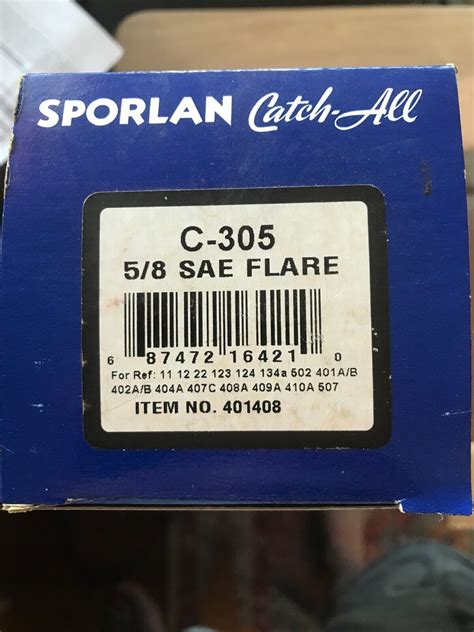 Sporlan Catch All C 305 S Suction Line Filter Drier 5 8 SAE FLARE EBay