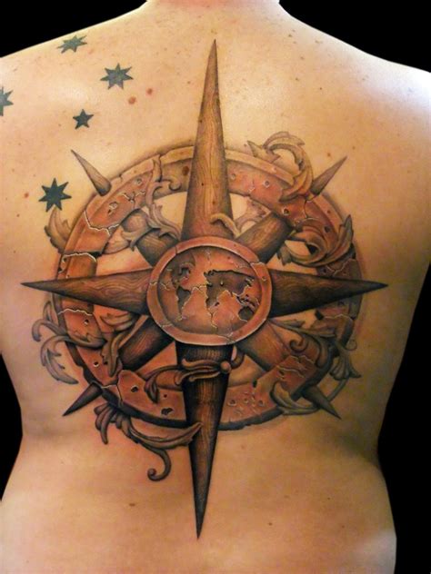 Compass Tattoos Designs, Ideas and Meaning | Tattoos For You