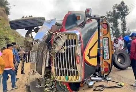 M S De Heridos Deja Accidente De Bus Extraurbano En Ruta