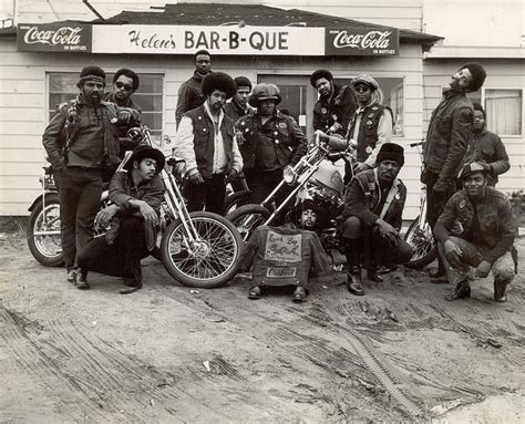 Freedom Riding On A Harley The 1950s All Black Biker Gang