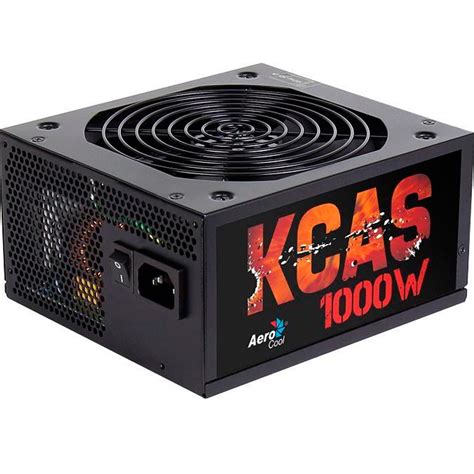 AeroCool KCAS 1000W 80 Plus Bronce Fuente De Poder