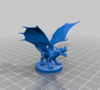 "blue dragon wyrmling" 3D Models to Print - yeggi