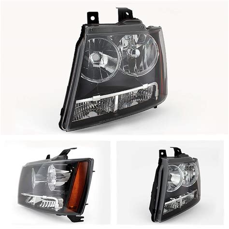 Buy Akkon For Black Bezel Suburban Tahoe Avalanche Headlights