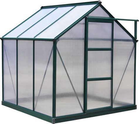 EXPERTLAND Tuinserre van polycarbonaat van 3 4 m² GIARDINA L 184 cm x H