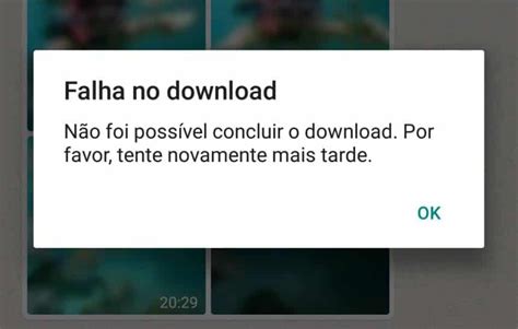 WhatsApp não consegue baixar fotos e vídeos Veja o que pode ser